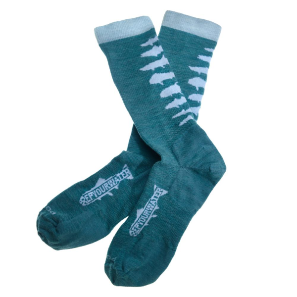 Rep Your Water Saltwater Fish Spine Socks 2 Rep Your Water Saltwater Fish Spine Socks 2
